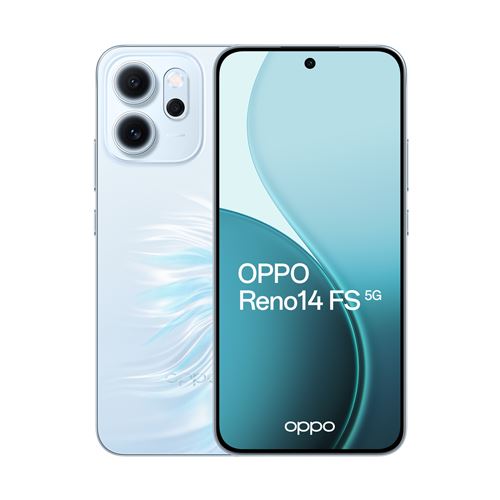 Smartphone Oppo Reno 14 FS 6,57 5G Double nano SIM 512 Go Bleu opale