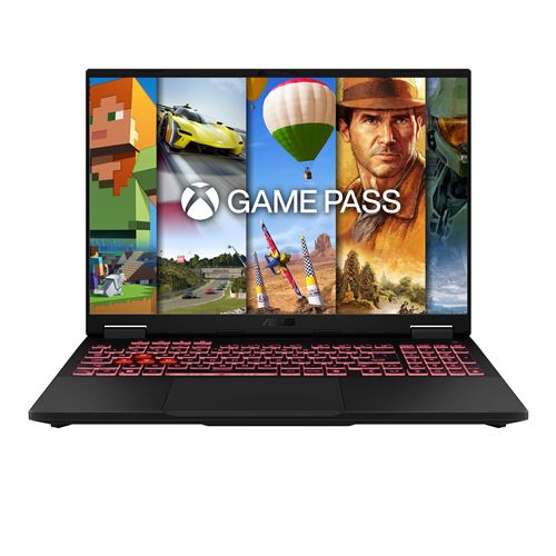 PC portable gaming Asus TUF F16 F16-TUF608JPR-DRFQT052W 16 LED 165 Hz Intel® Core™ i7 32 Go RAM 1 To SSD Nvidia GeForce RTX 5070 Gris