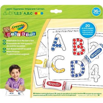 Kit créatif Crayola Mon premier Kit d'activités Feutres tampons