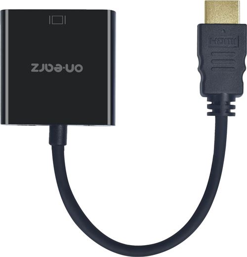 Adaptateur VGA Mâle vers HDMI Femelle avec Audio + USB