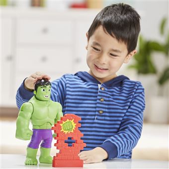 Figurine Marvel Spidey Et Ses Amis Extraordinaires Hulk Casseur De Mur