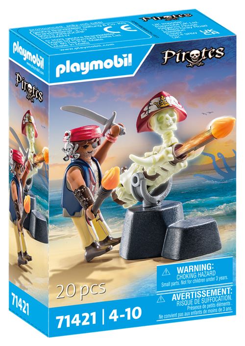 Playmobil Pirates 71421 Canonnier Des Pirates