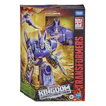 Figurine Transformers Kingdom War pour Cybertron Cyclonus Deluxe Class