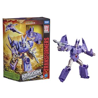 Figurine Transformers Kingdom War pour Cybertron Cyclonus Deluxe Class