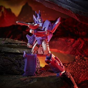 Figurine Transformers Kingdom War pour Cybertron Cyclonus Deluxe Class