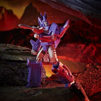 Figurine Transformers Kingdom War pour Cybertron Cyclonus Deluxe Class