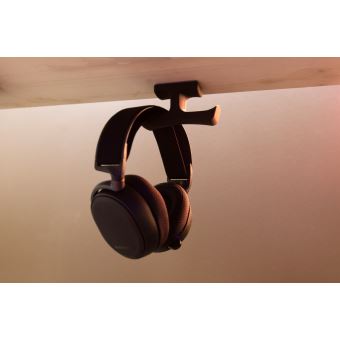 Porte-casque sous le bureau SteelSeries Noir