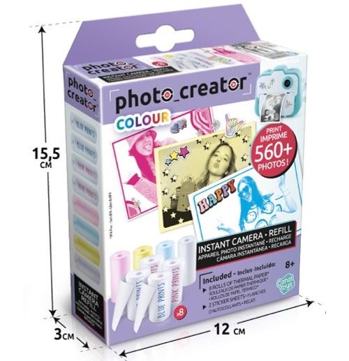 Appareil photo enfant Canal Toys Kit de Recharge avec Papiers Speciaux