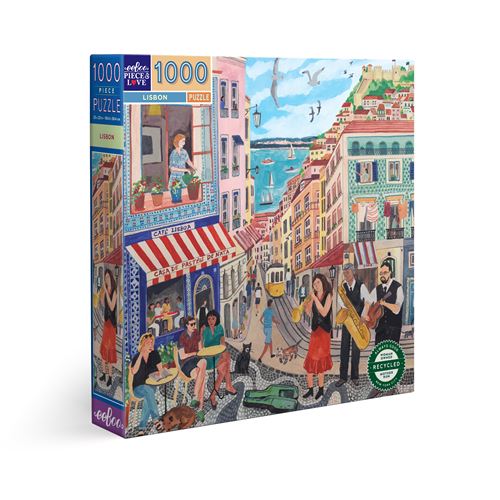 Eeboo Puzzle 1000 Pièces Lisbon