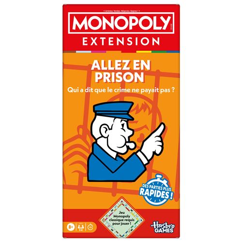 Jeu classique Monopoly Allez en prison