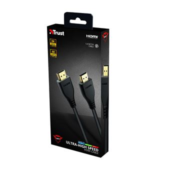 Câble HDMI Trust Ruza 1.8 m Noir