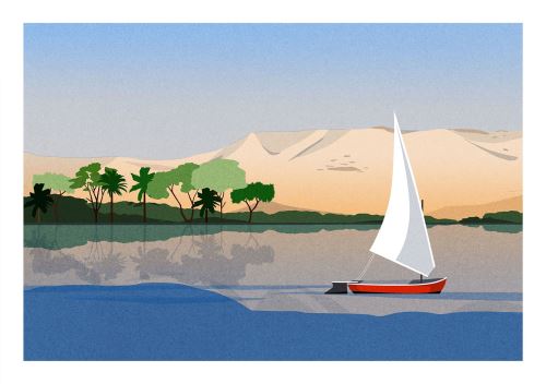 Affiche Sergeant Paper Felouque 30x42 cm Edition limitée signée