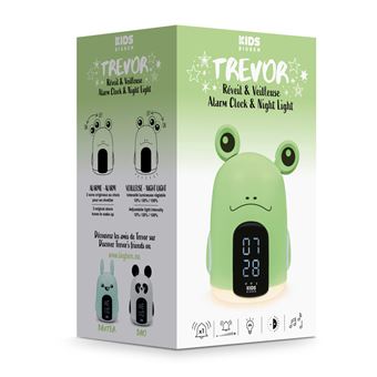 Jeu éducatif et électronique BigBen Réveil Veilleuse Forme Grenouille Trevor Vert