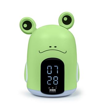 Jeu éducatif et électronique BigBen Réveil Veilleuse Forme Grenouille Trevor Vert