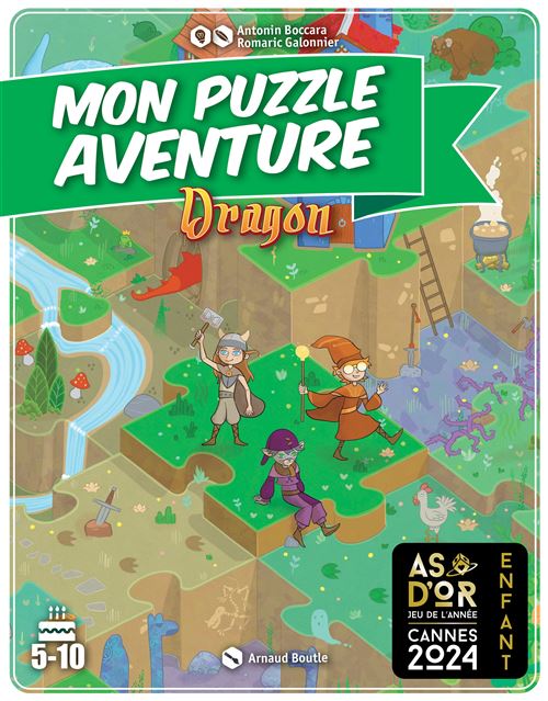 Jeu d'enquête Gameflow Puzzle Aventure Dragon