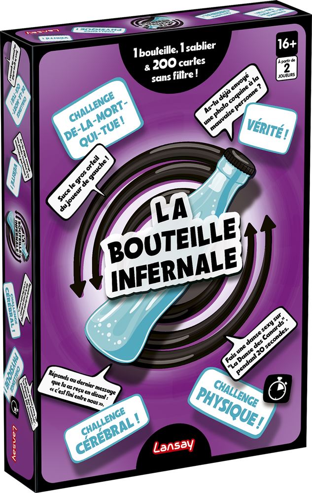 Jeux classiques Lansay Jeu classique La bouteille infernale adultes