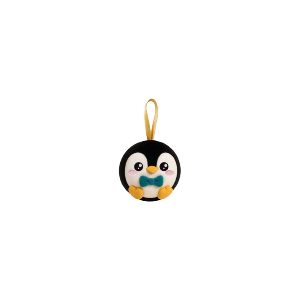Décoration De Noël En Peluche Pingouin - Ornement à Suspendre Au Sapin - Taille 9x10x4 Cm - Doux Et Incassable - 4