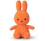 Peluche Miffy lapin velours côtelé 24 cm Orange