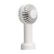 Mini ventilateur rechargeable Bigben Connected MINIFANSUMMERSTANDW blanc avec stand
