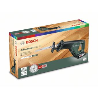 Scie sabre sans fil Bosch AdvancedRecip 18 - Avec lame de scie