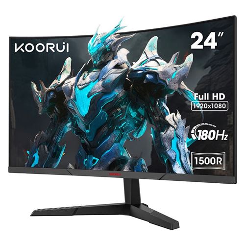 Ecran PC gaming Koorui 24E6CA 24" Incurvé 180 Hz FHD