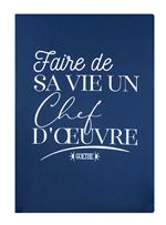 Carnet Souple A5 Désastre Leitmotiv Goethe Bleu