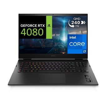 PC portable gaming HP Omen 17-ck2024nf 17,3" Intel Core i7-13900HX 32 Go RAM 1000 Go SSD Noir
