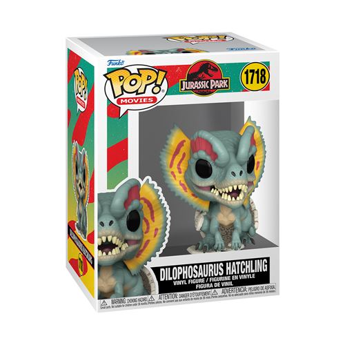 Figurine Funko Pop Movies Jurassic Park Hatchling Dilophosaurus État correct - Funko reconditionné disponible sur Fnac