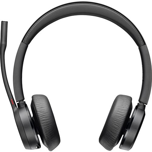 Micro-casque avec et sans fil Poly Voyager 4320-M Bluetooth Noir + câble USB-A vers USB-C + dongle BT700
