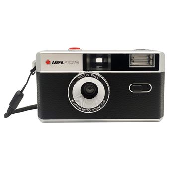 Appareil photo argentique compact AgfaPhoto 35mm Réutilisable Silver/Noir - 1