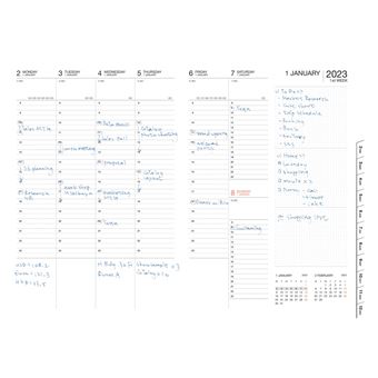Agenda scolaire Mark's Colors 2022 2023 A5 Bleu