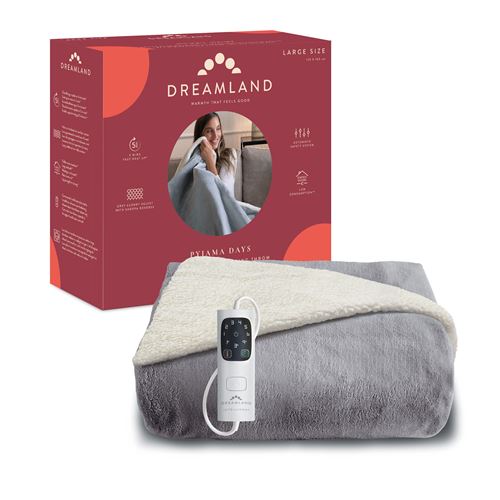 Couverture Chauffante Dreamland Pyjama Days Polaire et Sherpa 6T150 W 160X120