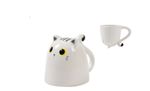 Tasse en céramique Itotal Up Down Chat Blanc 300 ml