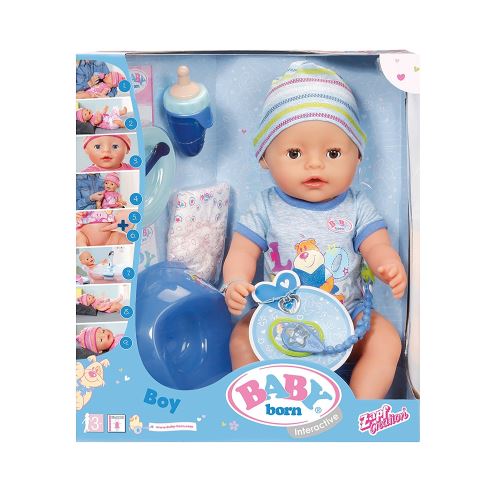 Poupee interactive Splash Toys Baby Born Garcon Poupee Achat prix fnac