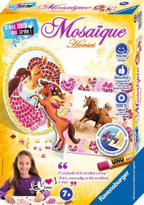 RAVENSB. MOSAIQUE HORSES