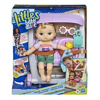 Poupon et sa poussette Littles Baby Alive Modèle aléatoire