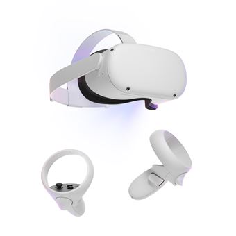 Casque de réalité virtuelle Meta Quest 2 256 Go Blanc