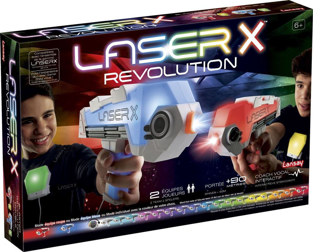 Laser game. Pistolets à infrarouge 2 à 16 joueurs