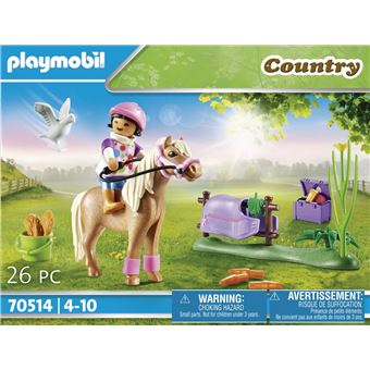 Playmobil Country 70514 Cavalière et poney islandais