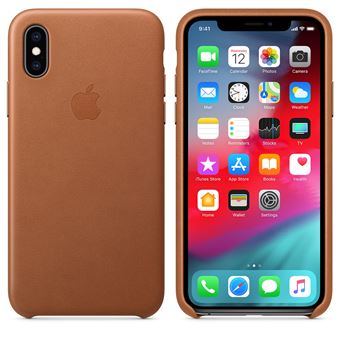 coque cuir iphone xs apple
