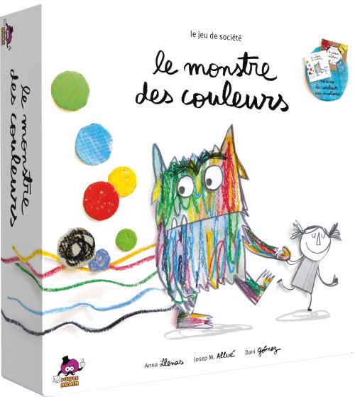 Jeu de coopération, de mémoire et de gestion des émotions Asmodee Le Monstre des Couleurs État correct - Asmodee reconditionné disponible sur Fnac