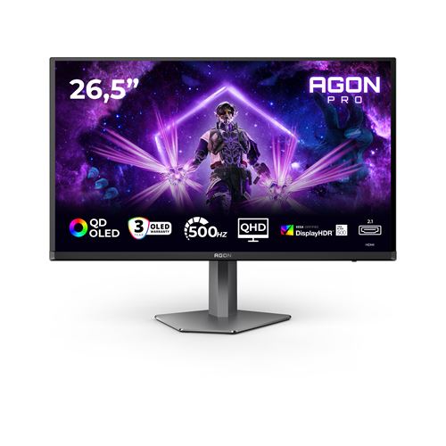 Moniteur PC AOC 27 AG276QKD2 QD OLED QHD 500 Hz HDR500 TrueBlack Neuf - vue 5
