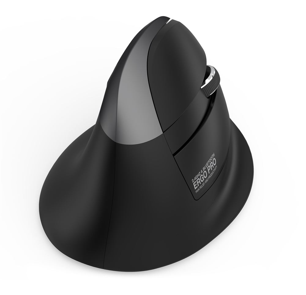 Souris ergonomique verticale sans fil Bluetooth Urban Factory Ergo Pro  droitier Noir - Souris - Achat & prix