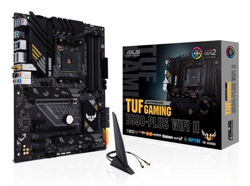 Carte mère ASUS TUF GAMING AMD B550-PLUS WIFI II ATX Socket AM4 Chipset AMD B550