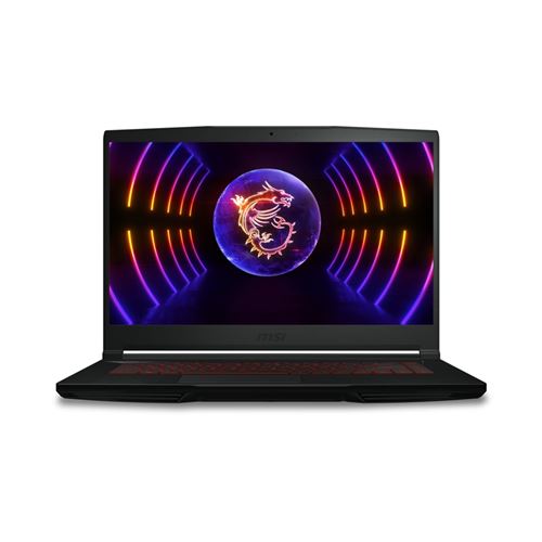 PC Portable Gaming MSI Thin GF63 12VE-016FR 15,6" FHD 144Hz Intel Core i5 16 Go RAM 512 Go SSD Nvidia GeForce RTX 4050 TGP 45W Noir - Msi
