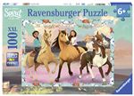 Puzzle 100 pièces XXL Ravensburger Spirit Lucky et ses amies