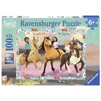 Puzzle 100 pièces XXL Ravensburger Spirit Lucky et ses amies