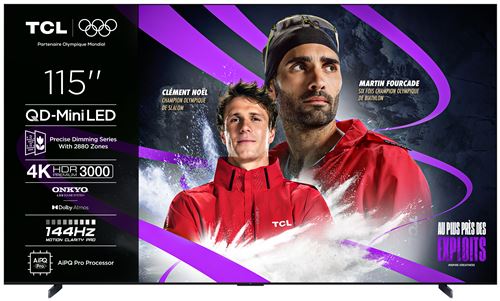 TCL 115C7K TV 2 92 115 4K Ultra HD Smart TV Wifi 3000 cdm² Neuf - vue 9