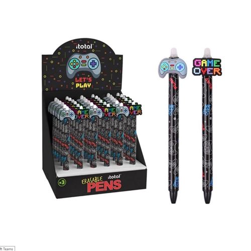 Stylo à bille effaçable Itotal Game Modèle aléatoire