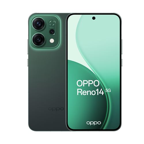 Smartphone Oppo Reno 14 6,59 5G Double nano SIM 512 Go Vert émeraude